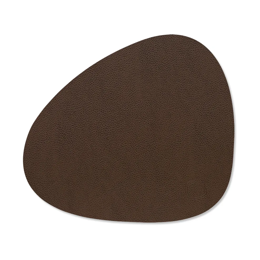 Serene placemat curve S 24x28 cm, Hazel, 24x28 cm LIND DNA
