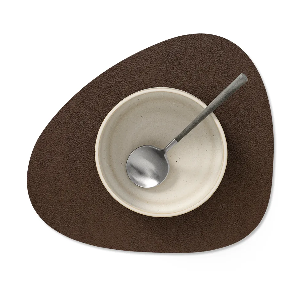 Serene placemat curve S 24x28 cm, Hazel, 24x28 cm LIND DNA