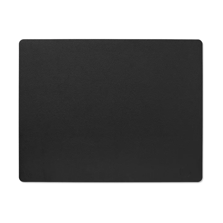 Serene placemat square L 35x45 cm - Black, 35x45 cm - LIND DNA
