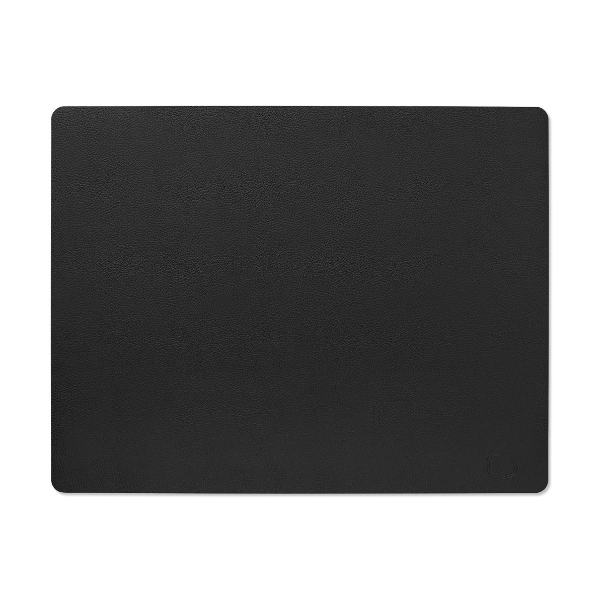 LIND DNA Serene placemat square L 35x45 cm Black | Scandinavian Design | Placemats | Black