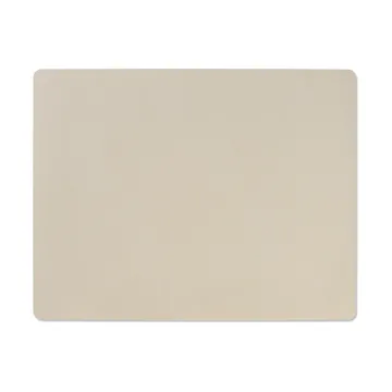 Serene placemat square L 35x45 cm - Cream - LIND DNA
