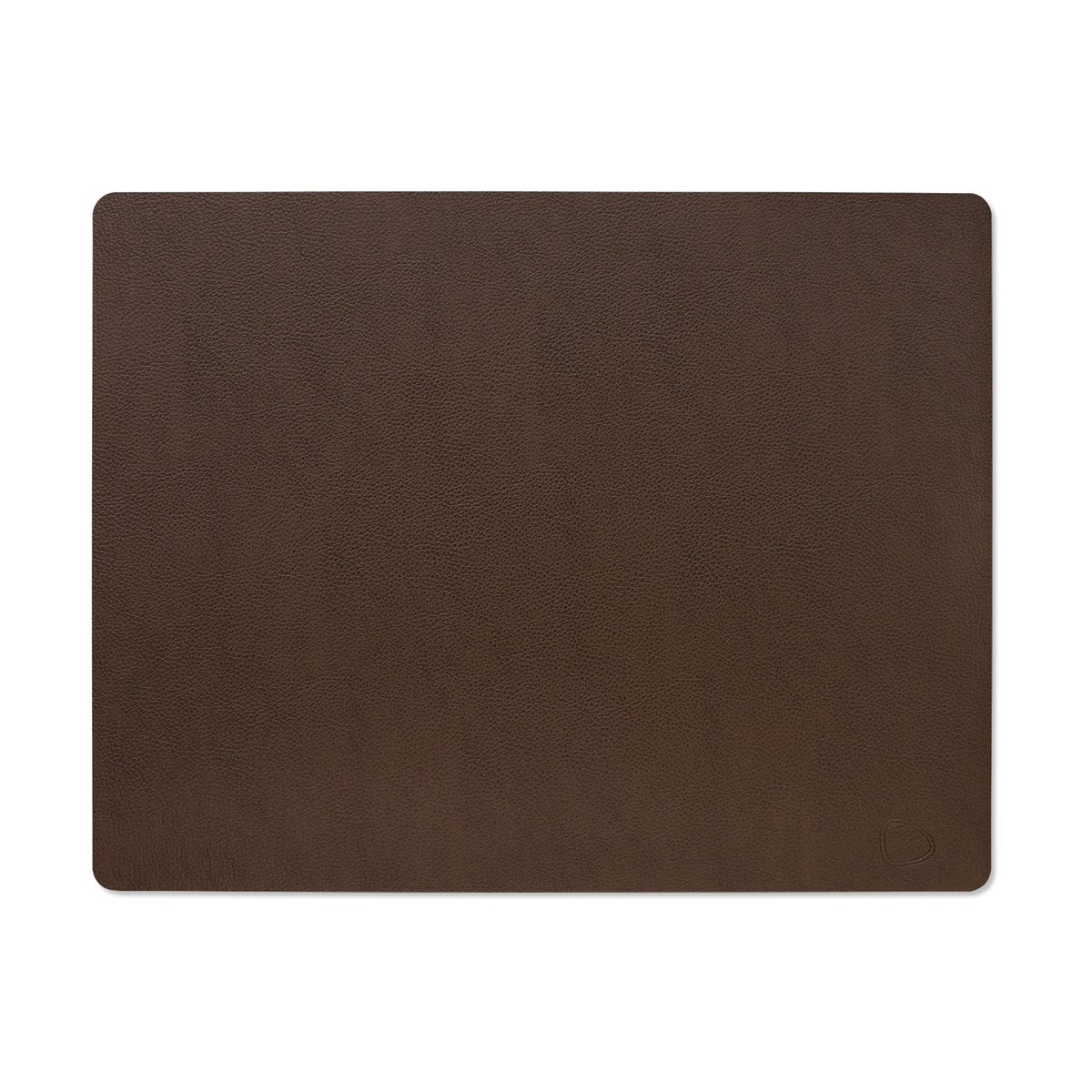 LIND DNA Serene placemat square L 35x45 cm Hazel | Scandinavian Design | Placemats | Brown