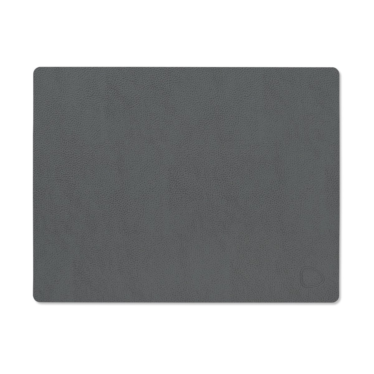 LIND DNA Serene placemat square M 26.5x34.5 cm Anthracite