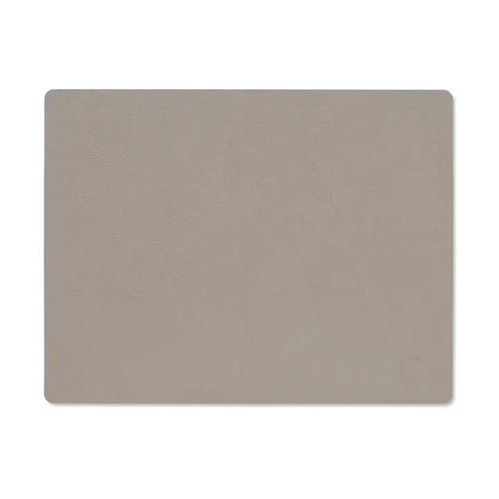 Serene placemat square M 26.5x34.5 cm - Ash, 26.5x34.5 cm - LIND DNA