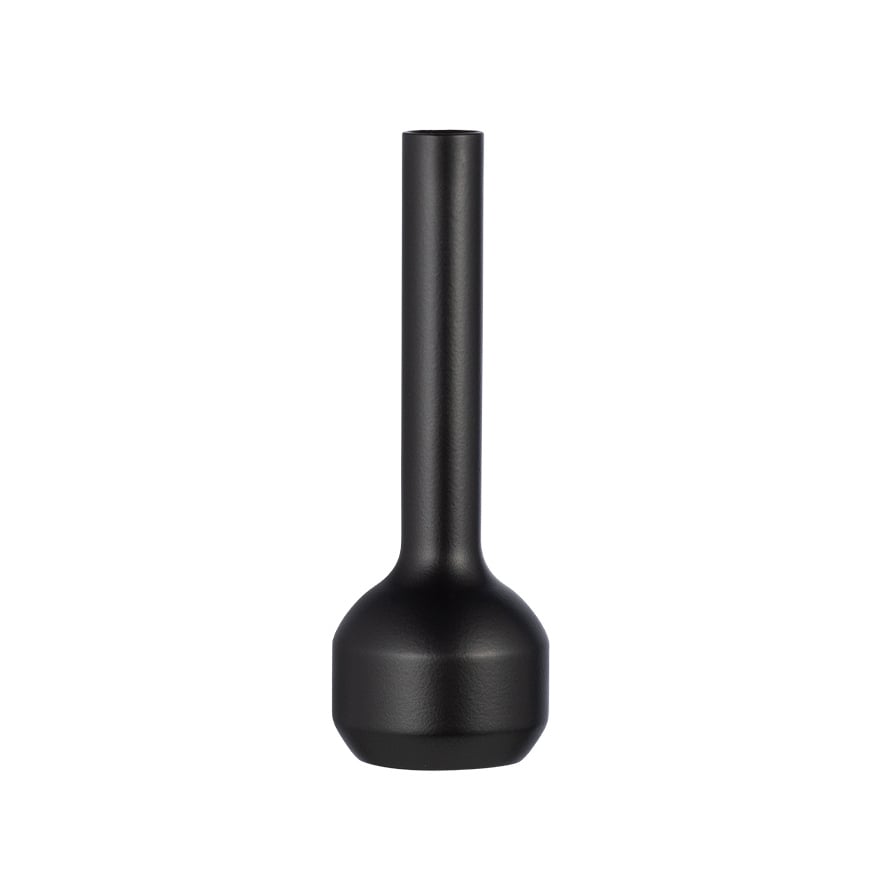 LIND DNA Silhouette 120 vase Black steel | Scandinavian Design | Vases | Black