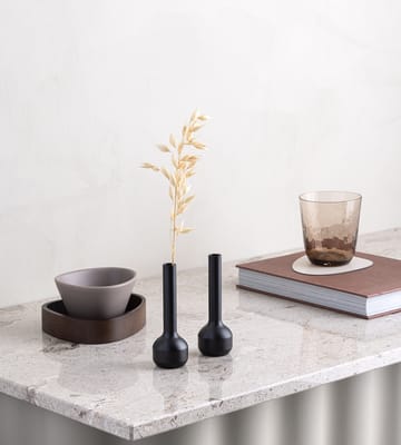 Silhouette 120 vase - Black steel - LIND DNA