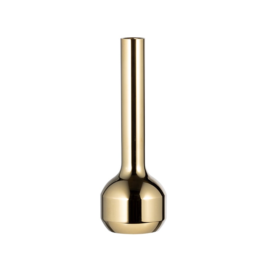 LIND DNA Silhouette 120 vase Gold plated | Scandinavian Design | Vases | Gold-coloured