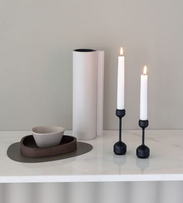 Silhouette candle sticks 2 pieces - Black - LIND DNA