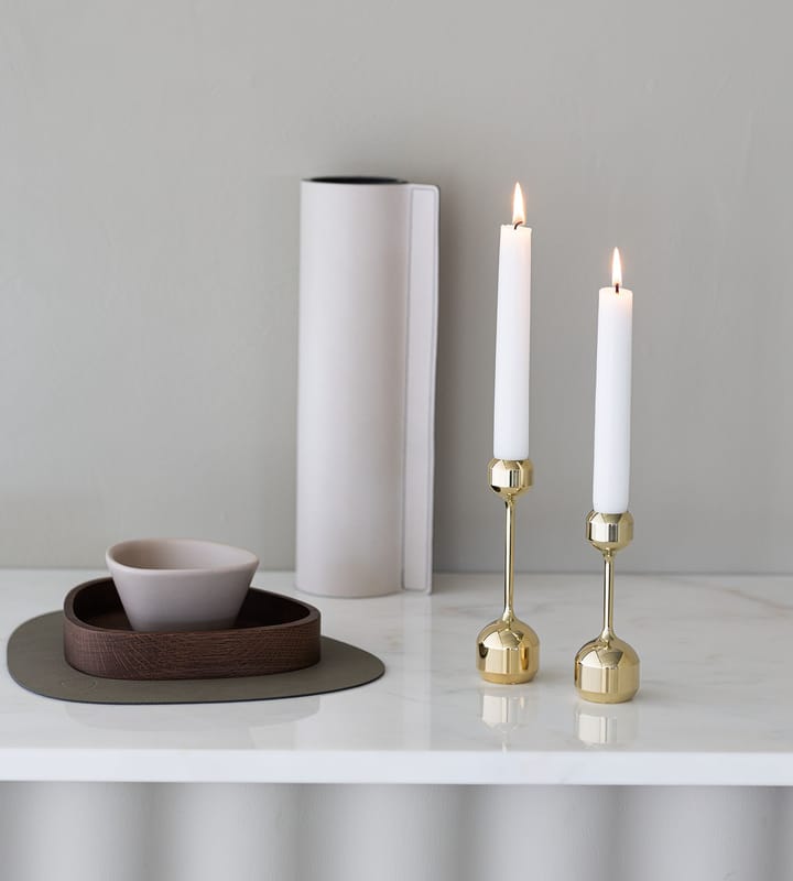 Silhouette candle sticks 2 pieces, Gold LIND DNA