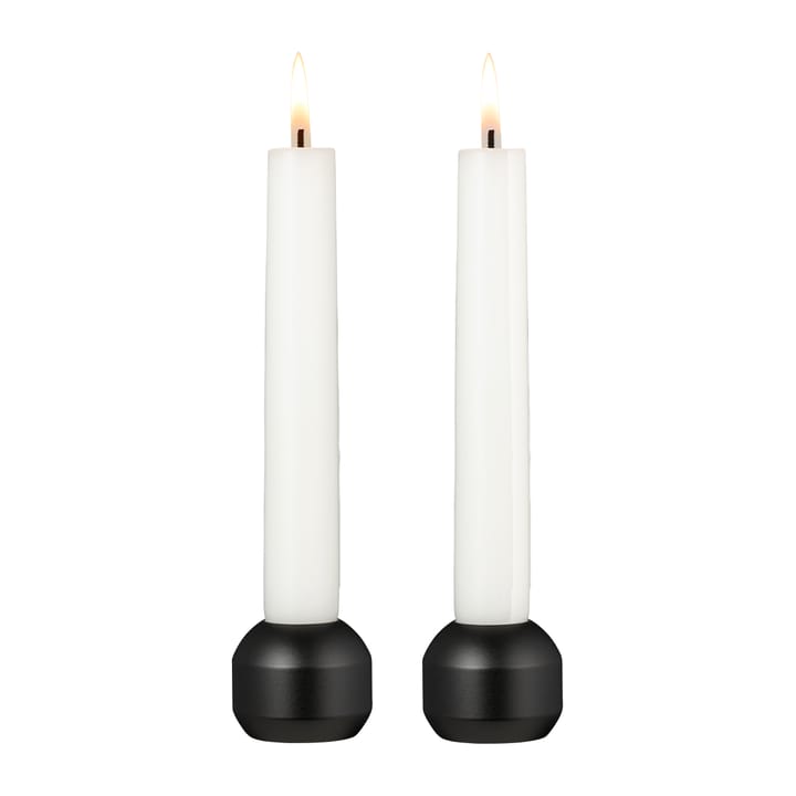 Silhouette candle sticks 34 2-pack - Black - LIND DNA