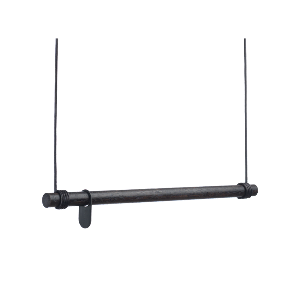 LIND DNA Swing hanger Oak black, m, string black | Scandinavian Design | Clothes racks, coat stands & hangers | Black