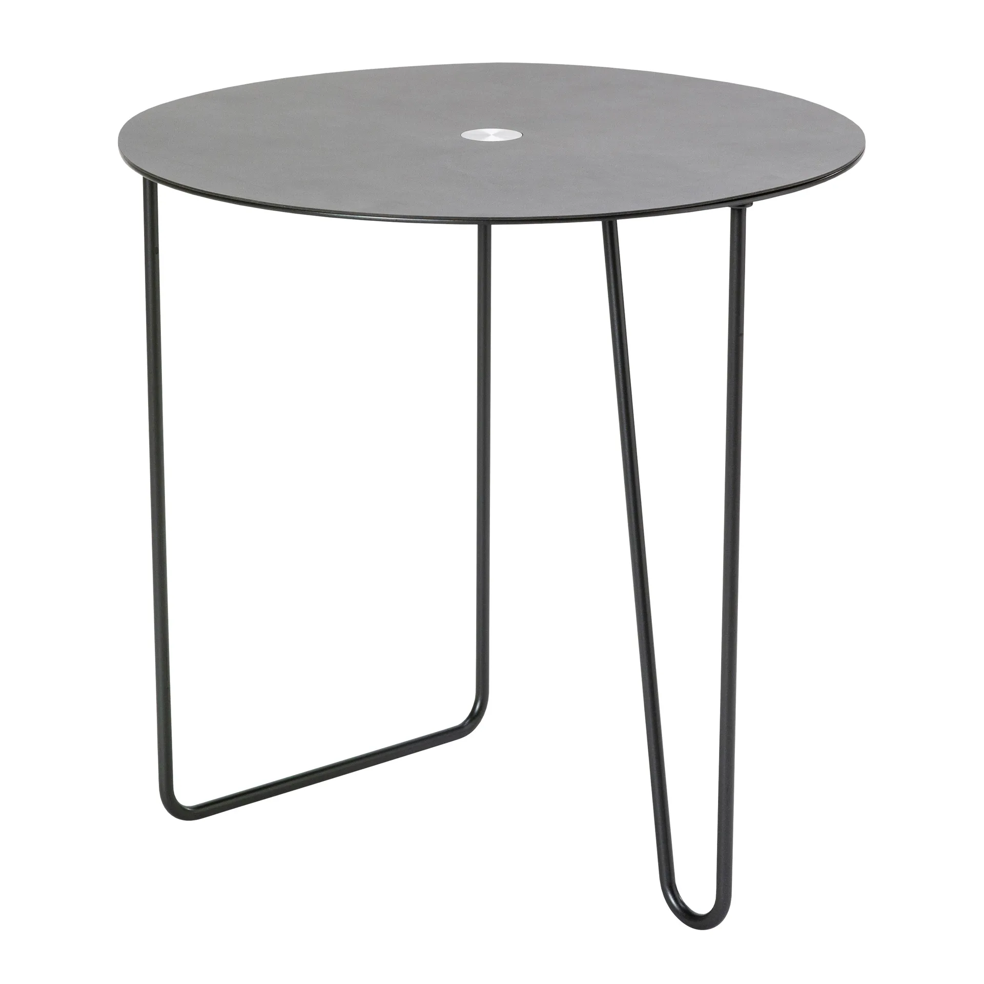 Turntable Nupo side table L, anthracite-light grey LIND DNA