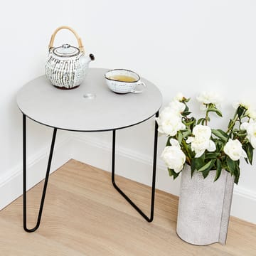 Turntable Nupo side table L - anthracite-light grey - LIND DNA