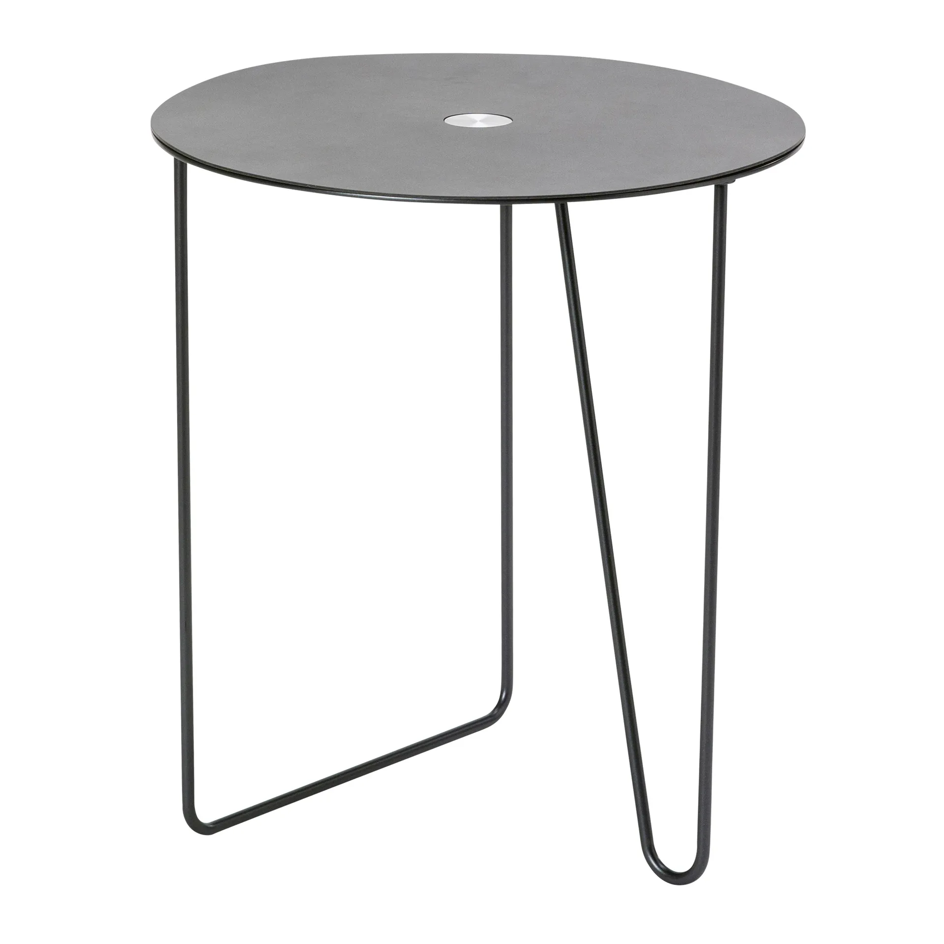 Turntable Nupo side table M, anthracite-light grey LIND DNA