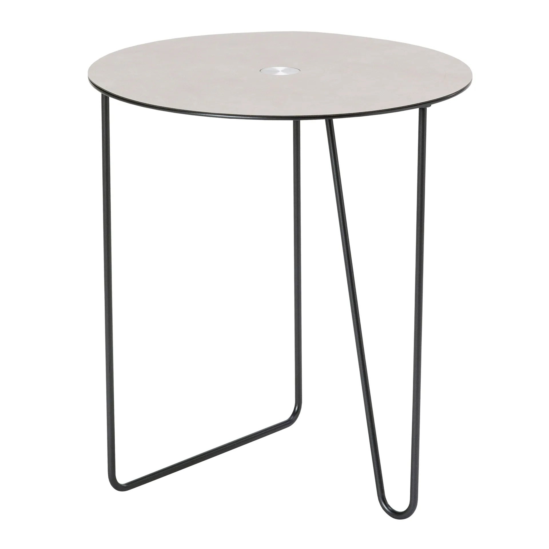 Turntable Nupo side table M, anthracite-light grey LIND DNA