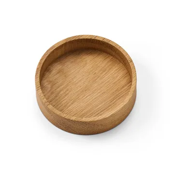 Wood Box storage for coasters - Nature-oak, circle, S - LIND DNA