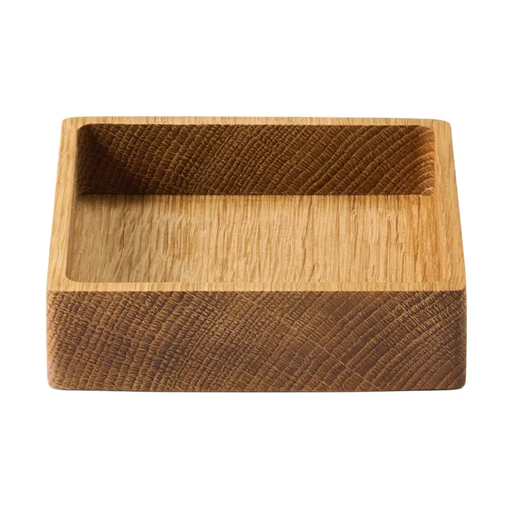 Wood Box storage for coasters - Nature-oak, square, S - LIND DNA