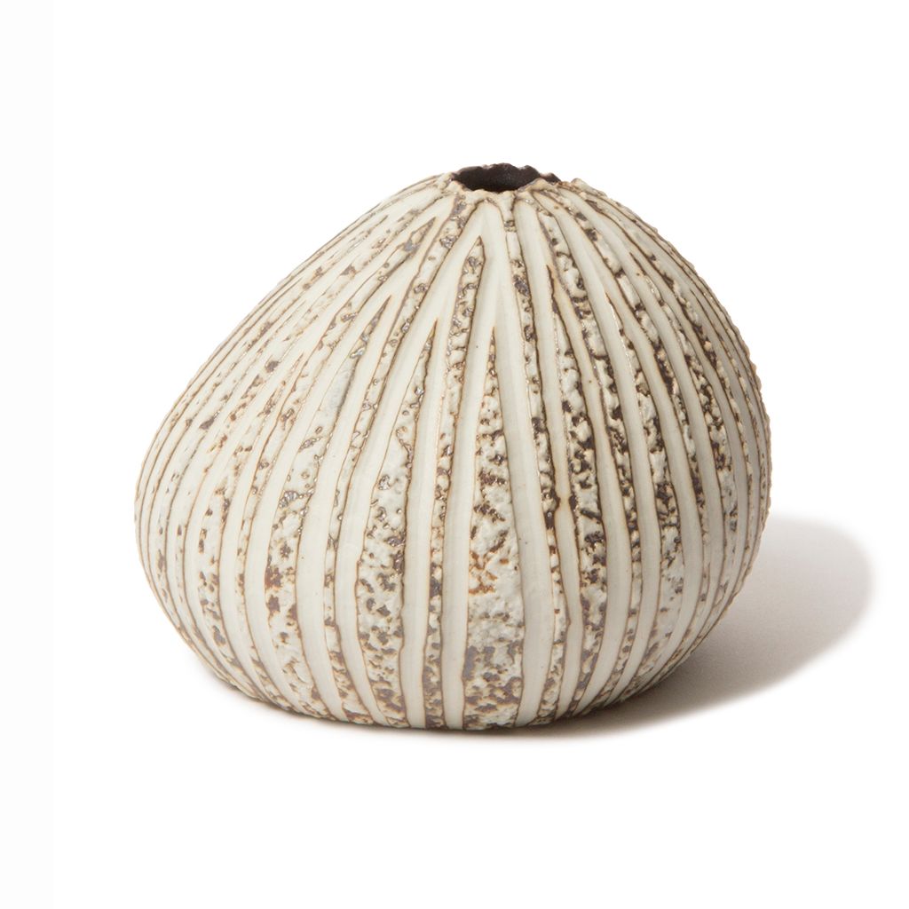 Lindform Asti vase small Stone stripe | Scandinavian Design | Vases | Beige