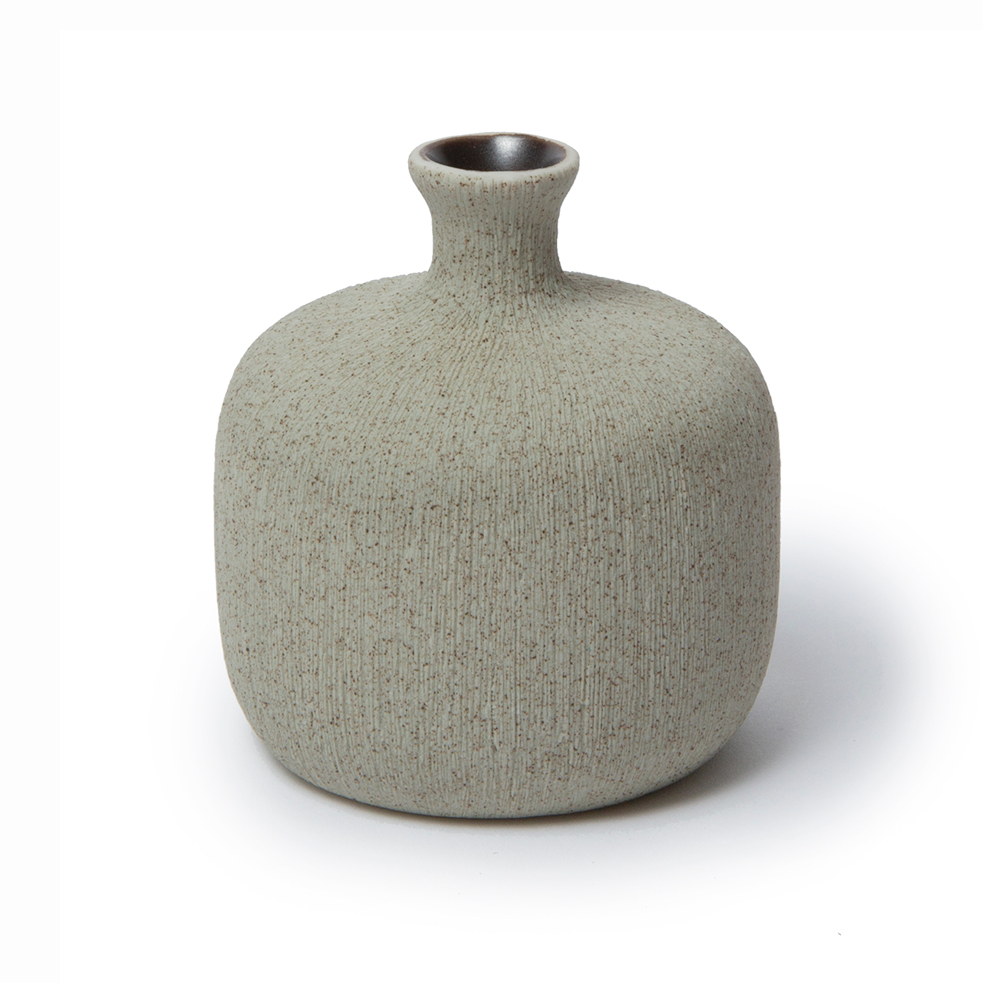 Lindform Bottle vase Sand grey, small | Scandinavian Design | Vases | Grey
