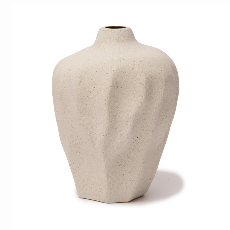 Lindform Flower seed vase Sand white