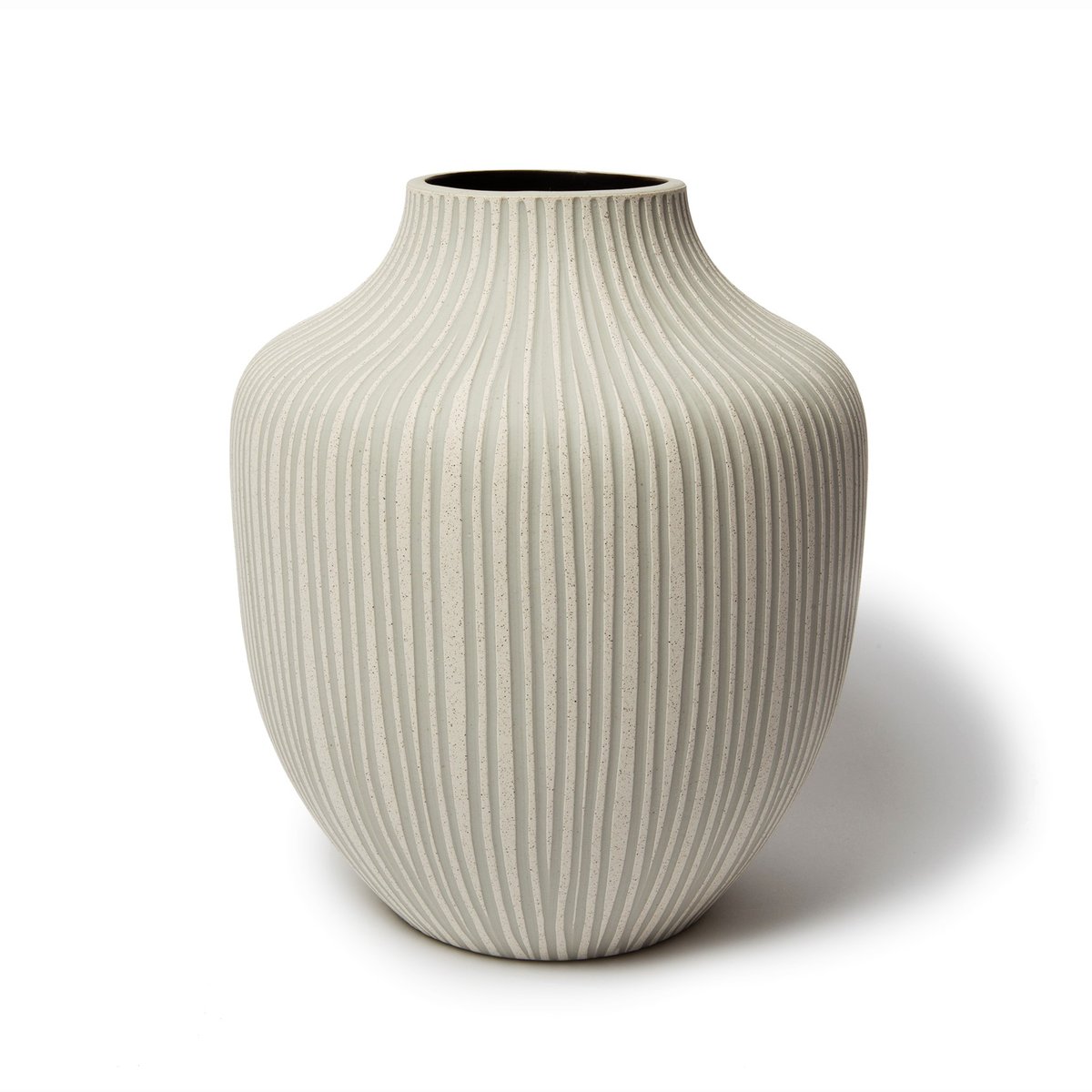 Lindform Kyoto vase Sand white stone stripe