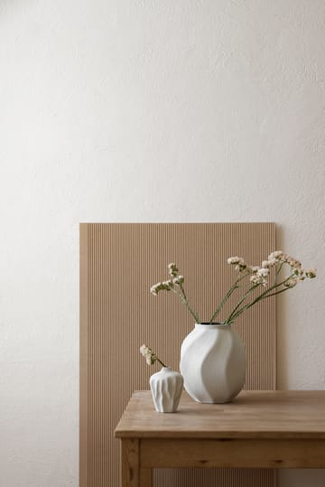 Soft wave vase - Sand white light - Lindform