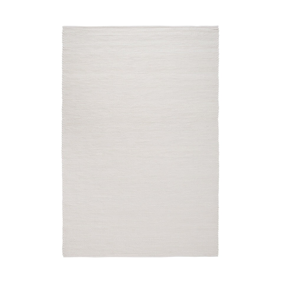 Linie Design Agner rug 140x200 cm White | Scandinavian Design | Fringe & Deep pile rugs | White