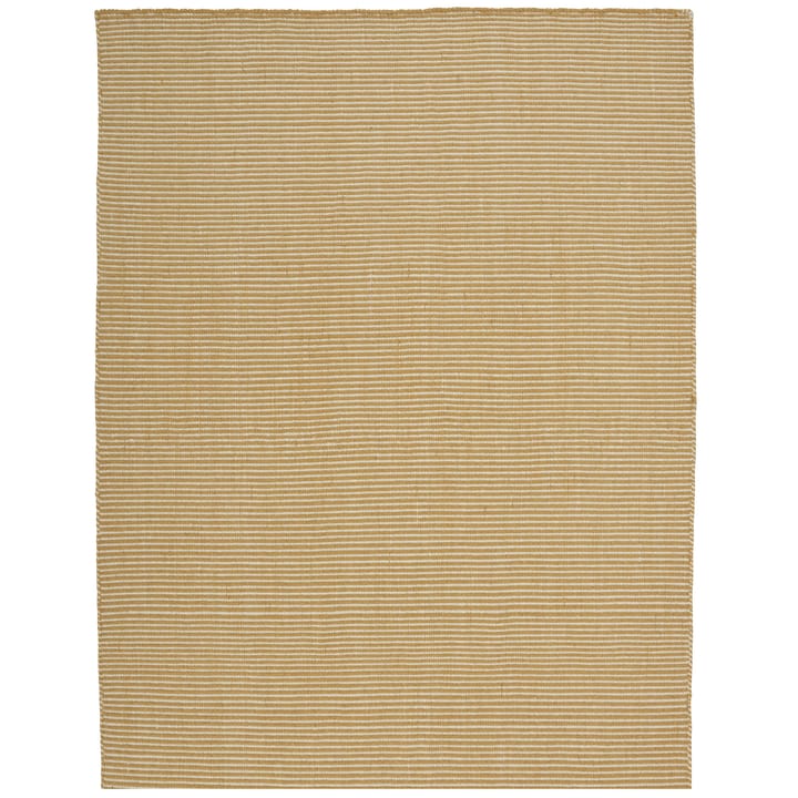 Ajo wool carpet 140x200 cm - yellow - Linie Design