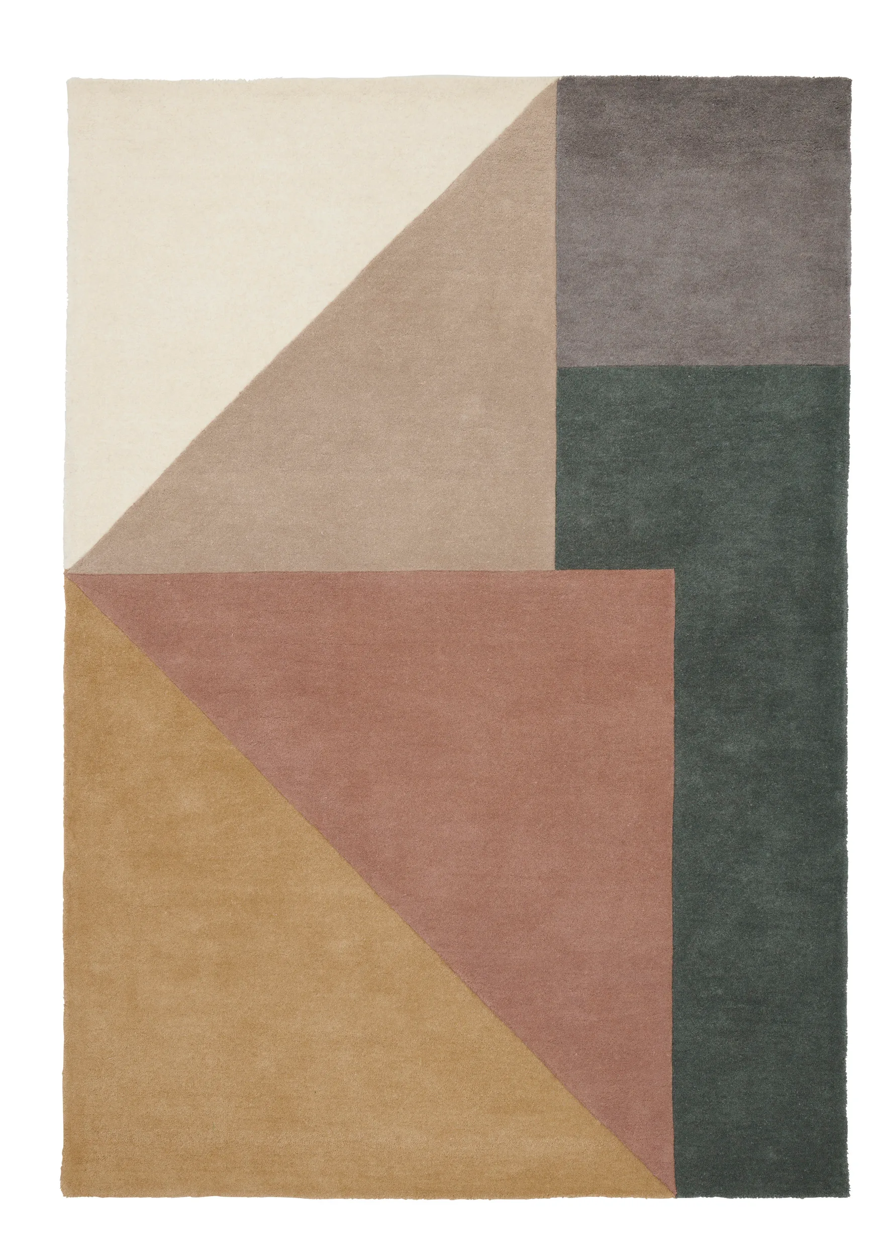 Arguto wool carpet 200x300 cm, rose Linie Design