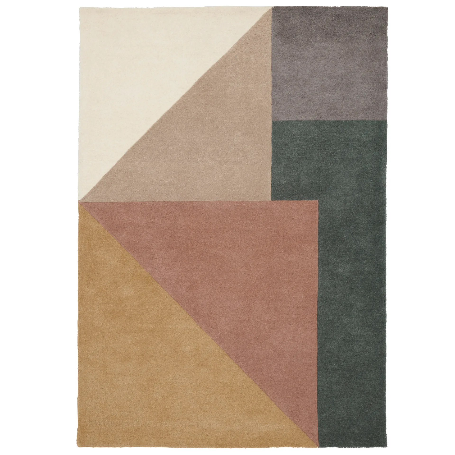 Arguto wool carpet 250x350 cm, rose Linie Design