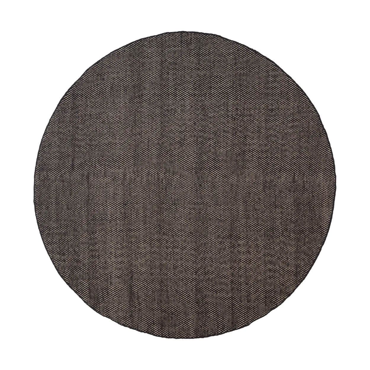 Linie Design Asko round rug Black, o240 cm | Scandinavian Design | Wool rugs | Black