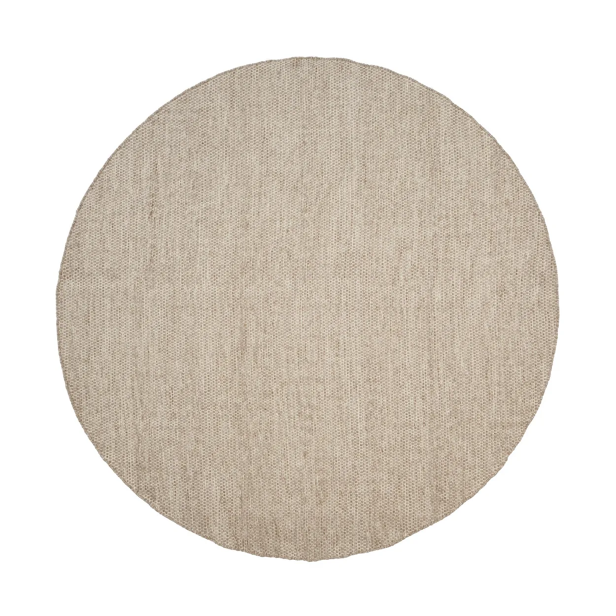 Linie Design Asko round rug Grey, o240 cm | Scandinavian Design | Wool rugs | Grey