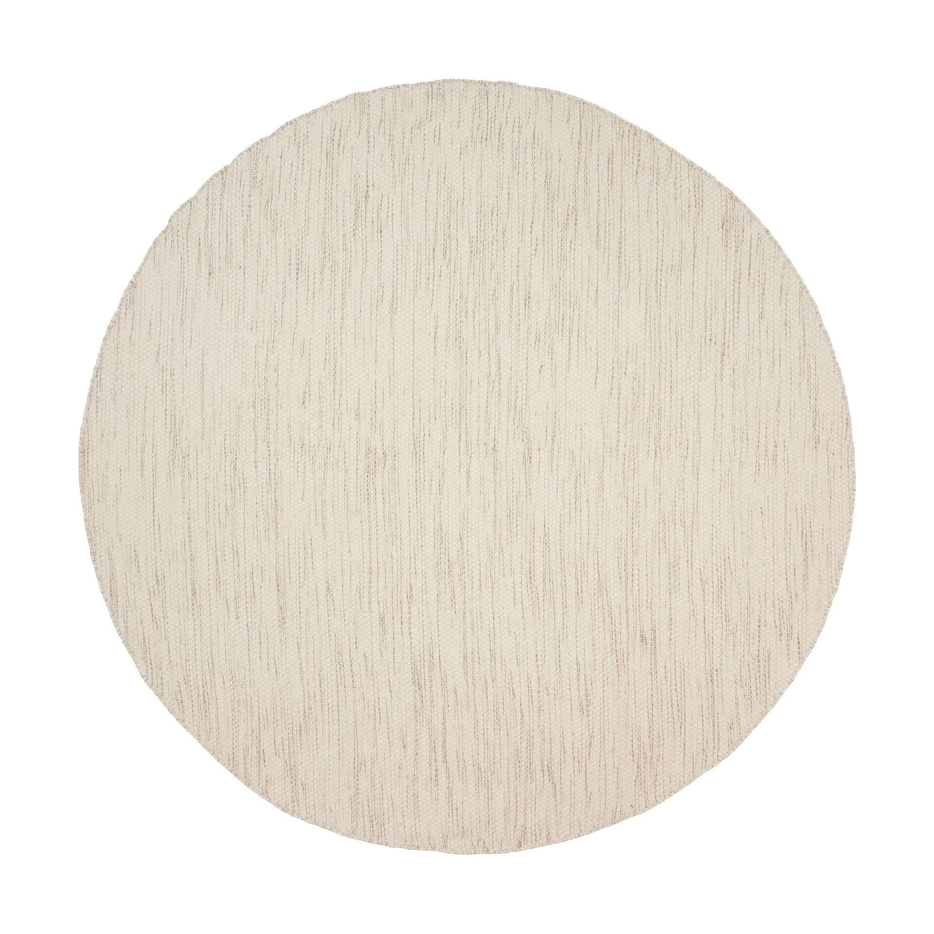 Asko round rug, Offwhite, Ø240 cm Linie Design