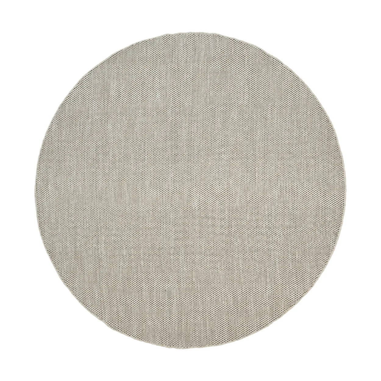 Linie Design Asko round rug Taupe, o240 cm | Scandinavian Design | Wool rugs | Beige