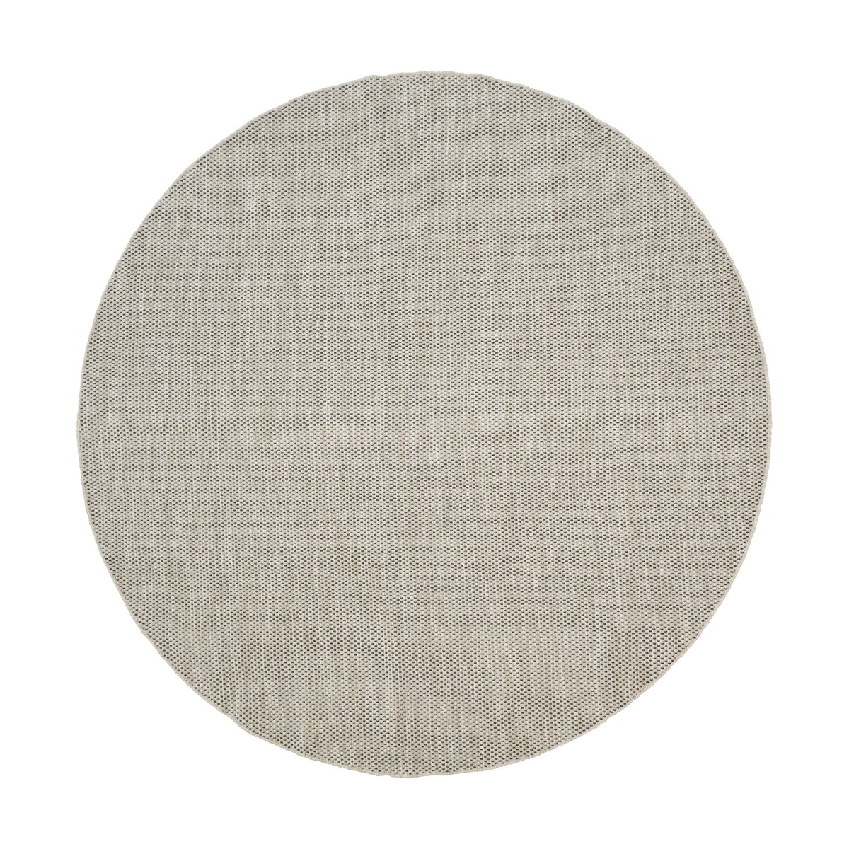Linie Design Asko round rug Taupe, o240 cm | Scandinavian Design | Wool rugs | Beige