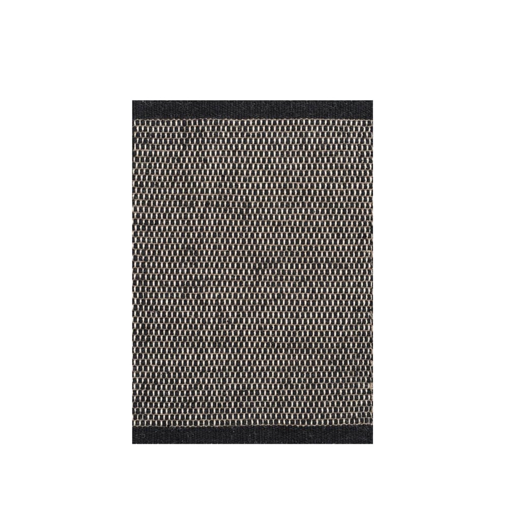 Linie Design Asko rug Black, 170x240 cm | Scandinavian Design | Wool rugs | Black