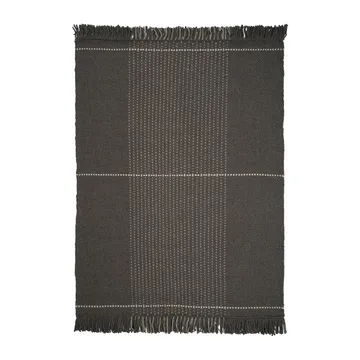 Awakened Mind wool carpet 140x200 cm - Charcoal - Linie Design