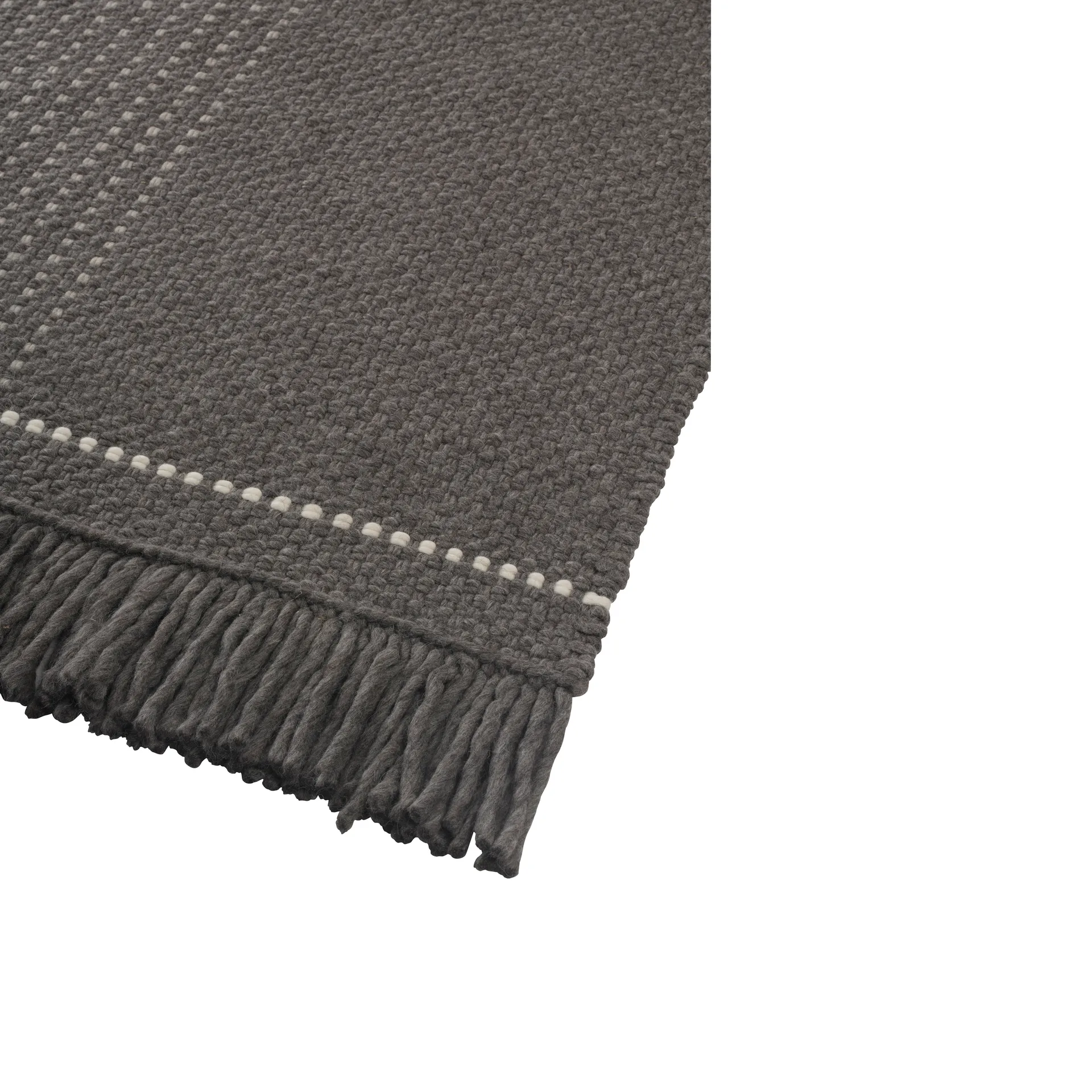 Awakened Mind wool carpet 140x200 cm, Charcoal Linie Design