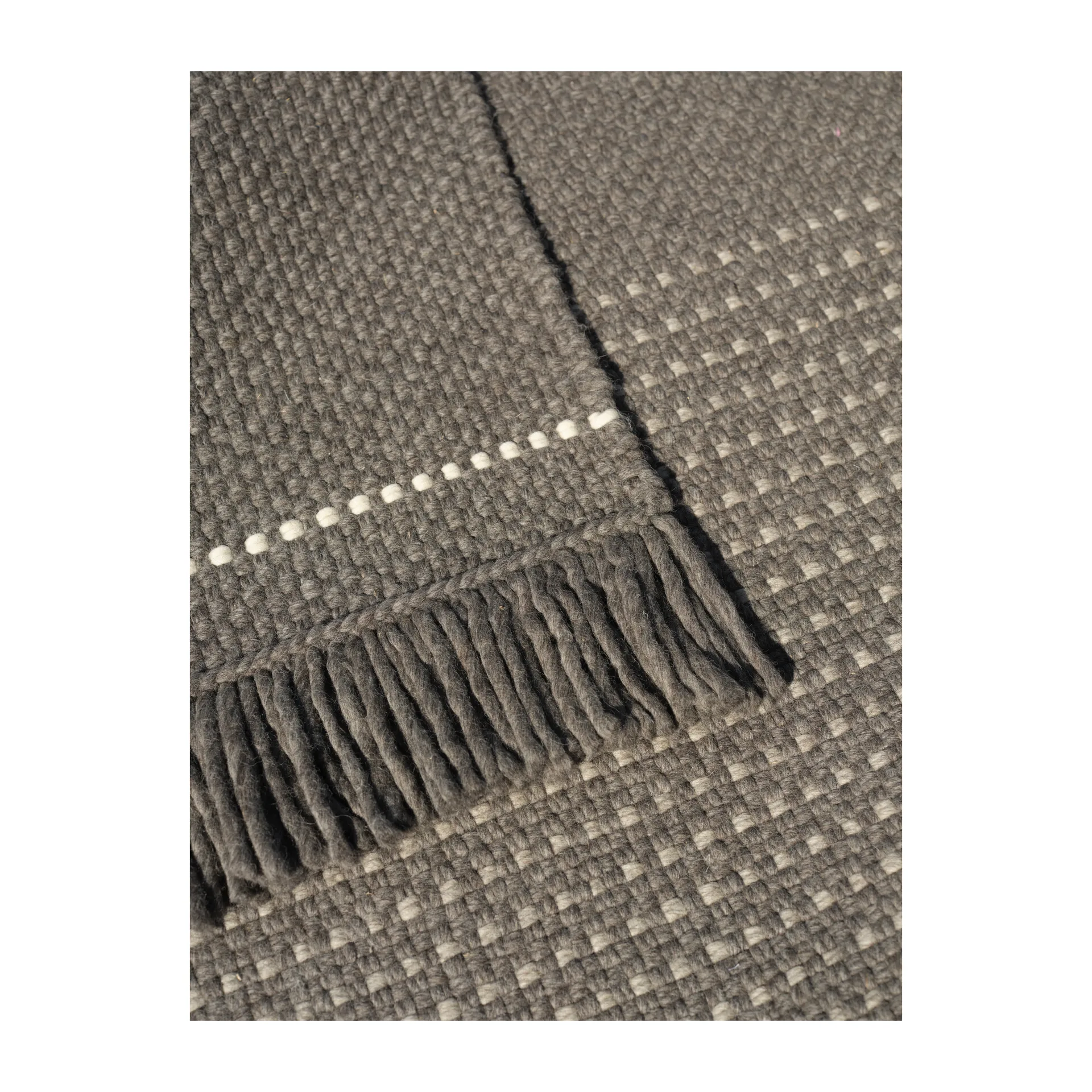 Awakened Mind wool carpet 140x200 cm, Charcoal Linie Design