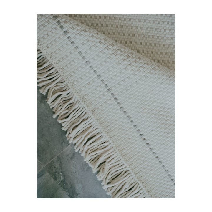Awakened Mind wool carpet 200x300 cm - White - Linie Design