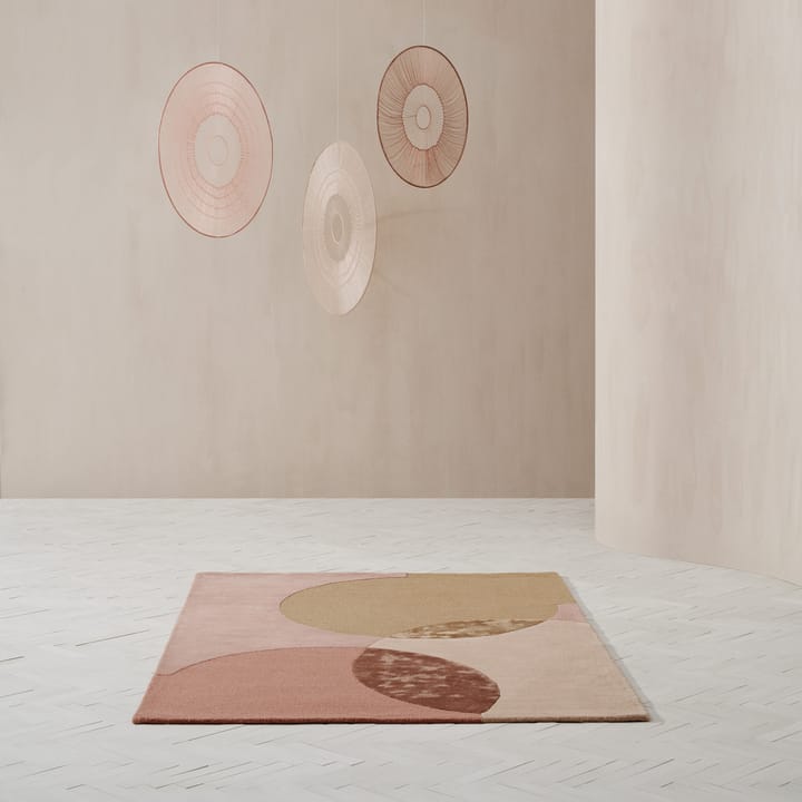 Caldera rug 170x240 cm - mustard - Linie Design