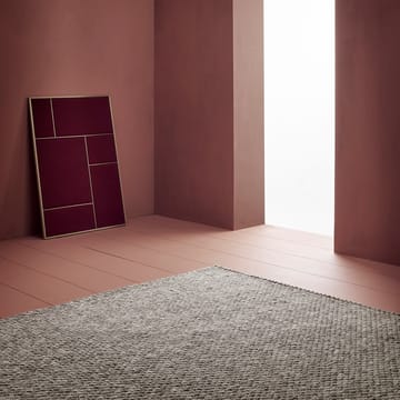 Caldo wool carpet 140x200 cm - grey - Linie Design