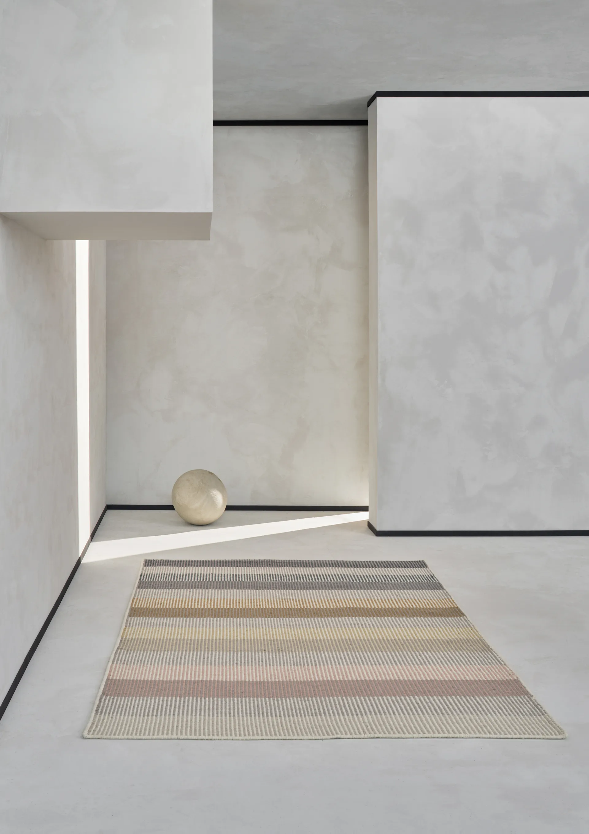 Devise wool rug 170x240 cm, Mustard Linie Design