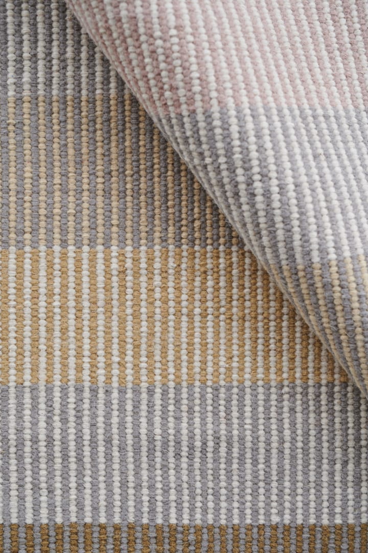 Devise wool rug 80x280 cm - Mustard - Linie Design