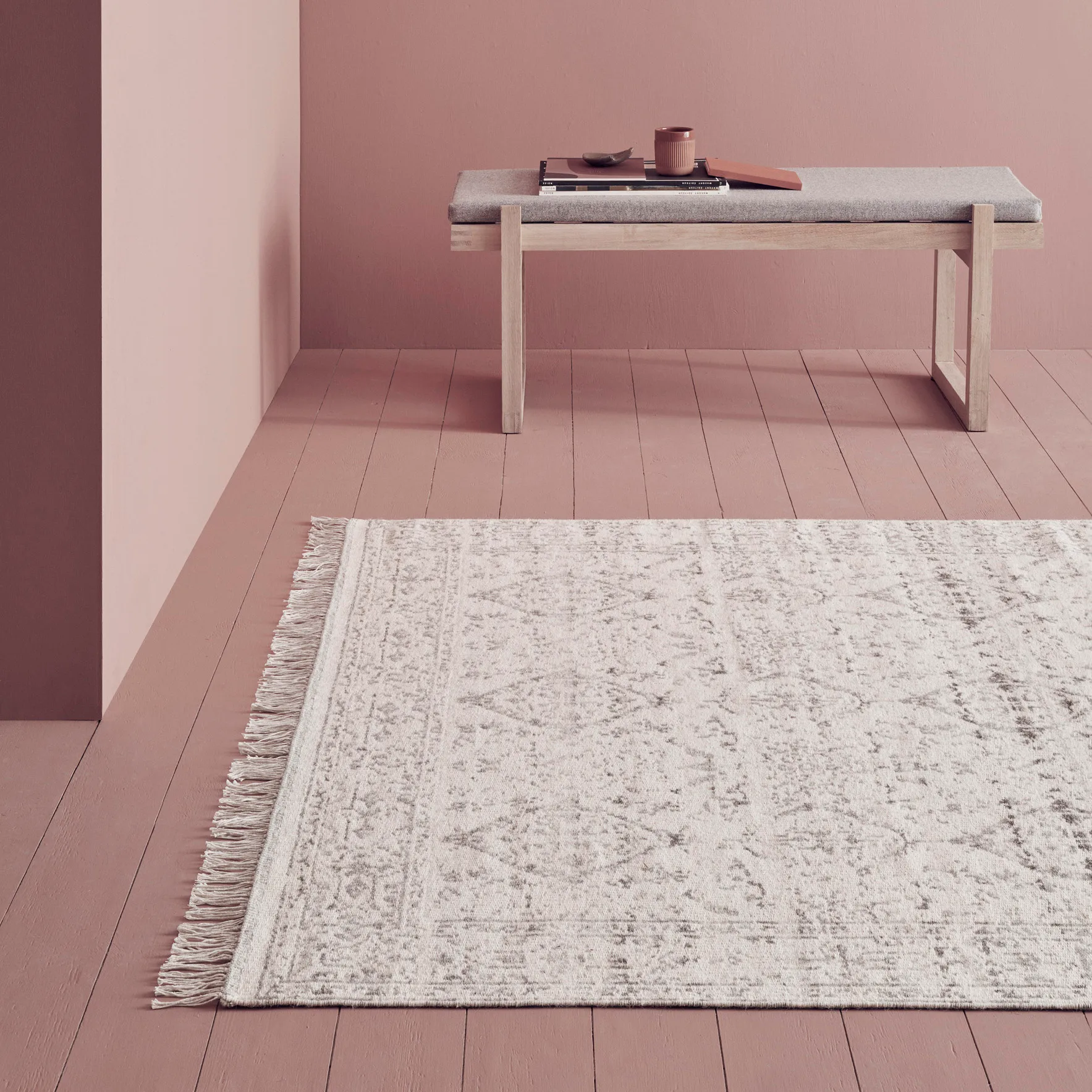 Dolzago wool carpet 170x240 cm, grey Linie Design