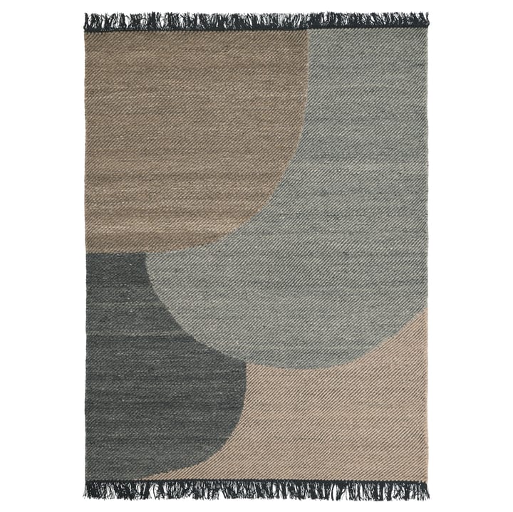 Eik wool carpet 140x200 cm - charcoal - Linie Design