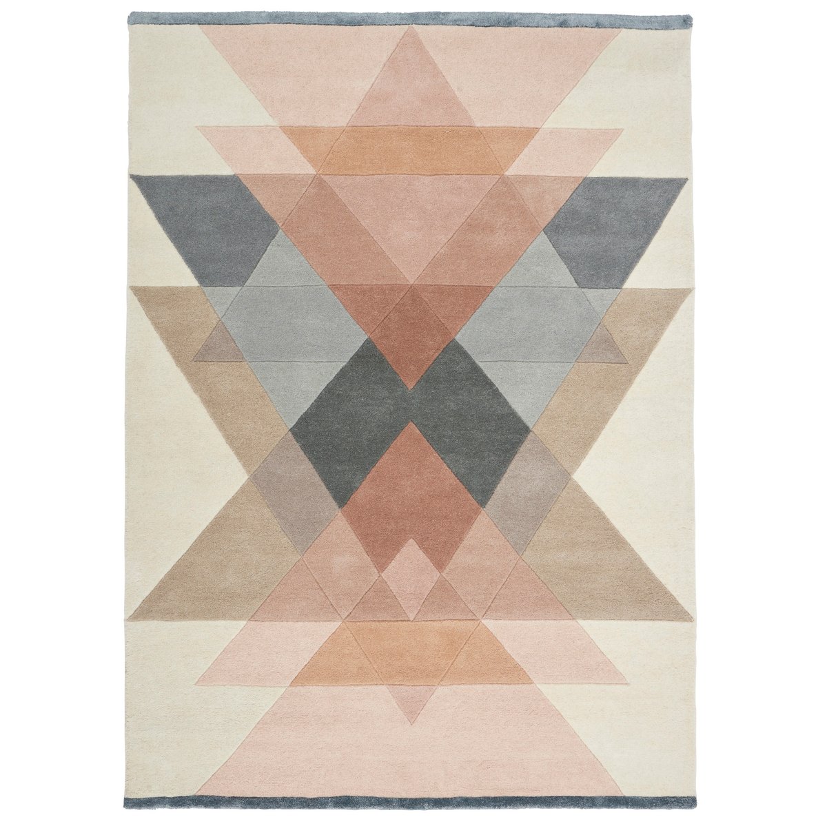 Linie Design Freya rug 140x200 cm powder | Scandinavian Design | Wool rugs | Pink