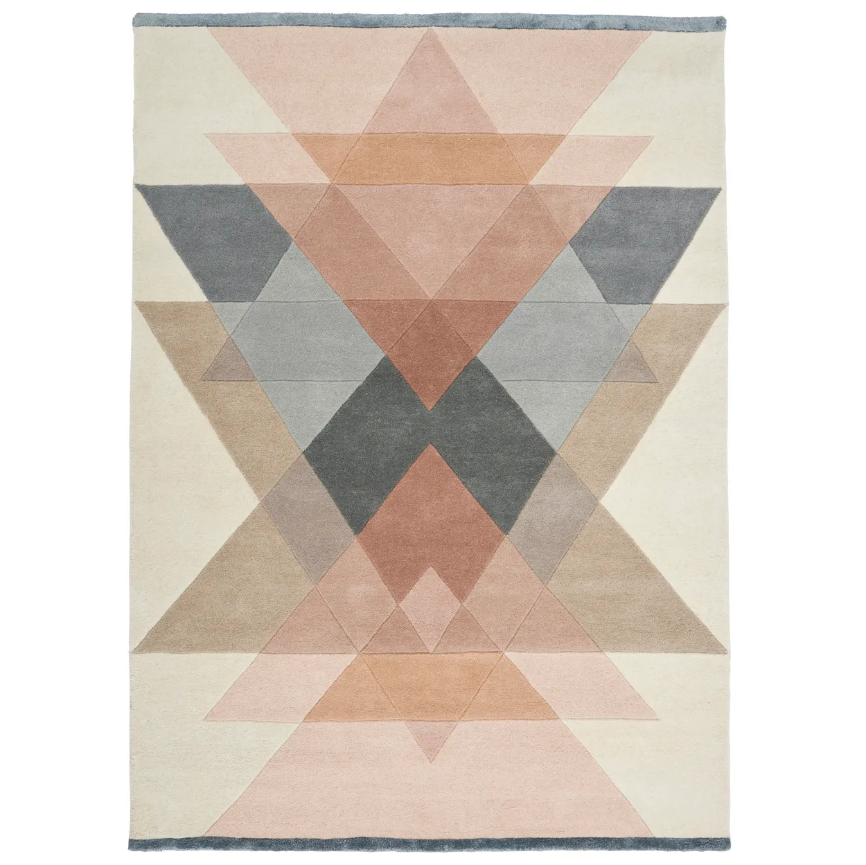 Linie Design Freya rug 170x240 cm powder | Scandinavian Design | Wool rugs | Pink