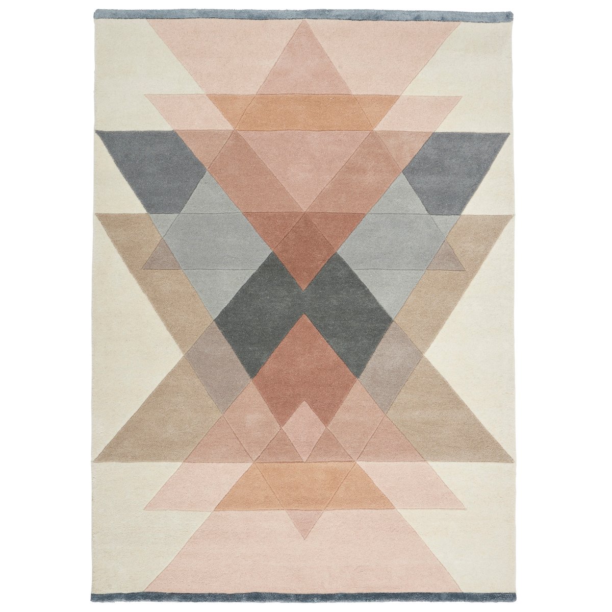 Linie Design Freya rug 170x240 cm powder | Scandinavian Design | Wool rugs | Pink