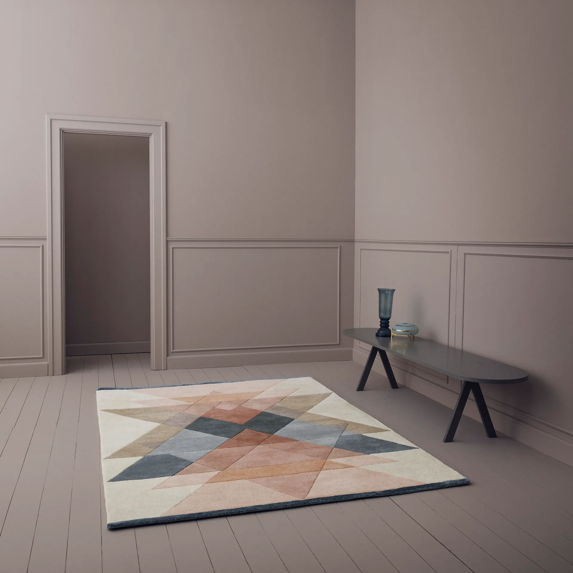 Freya rug 170x240 cm, powder Linie Design